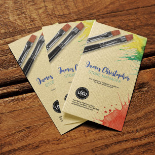 Personnaliser l'entreprise   Carte de visite Fourn