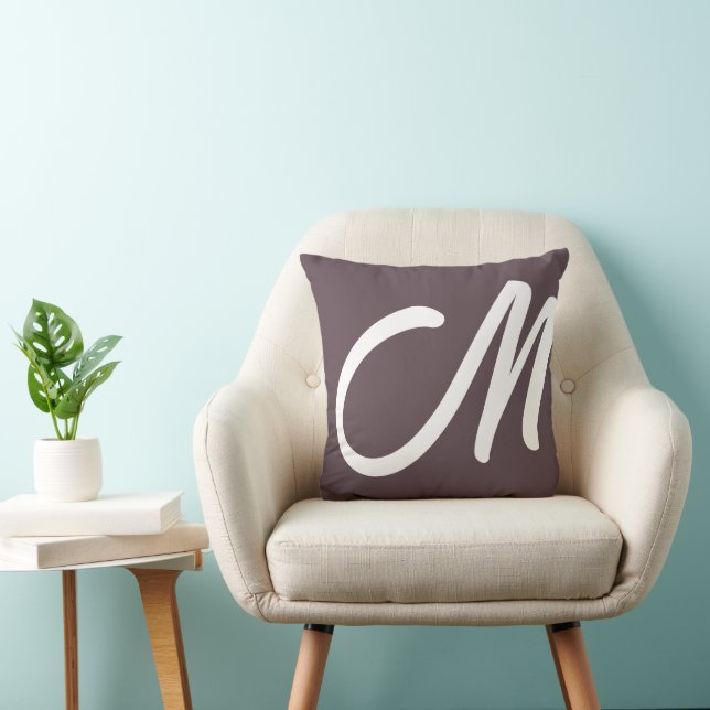 Personnaliser les idées cadeaux Coussin Lettre Pur (Chaise)