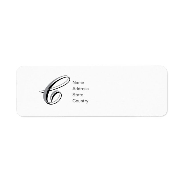 Personnaliser l'étiquette d'adresse de retour de s (Devant)