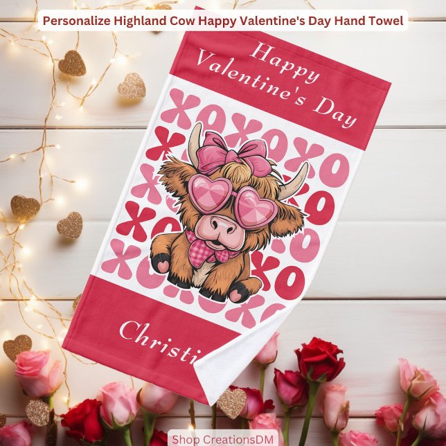 Personnaliser l'Heureuse Sainte-Valentin de vache  (Créateur téléchargé)