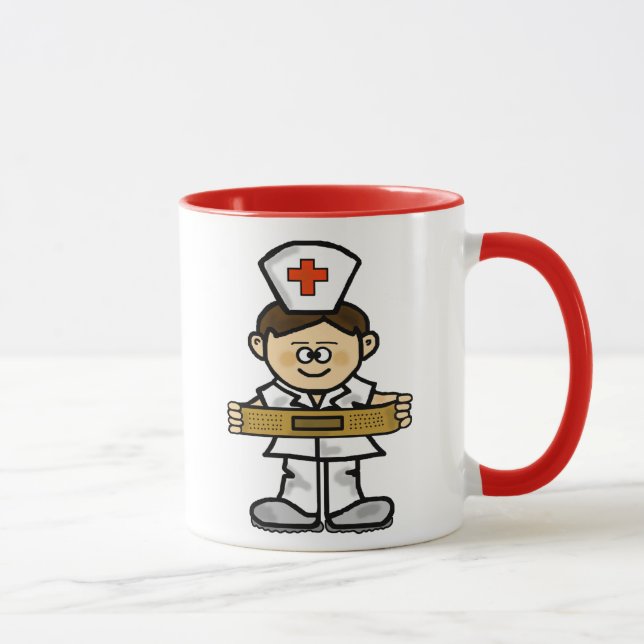 Personnaliser masculine de tasse   d'infirmière il (Droite)