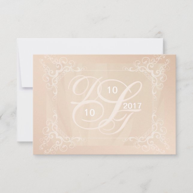 Personnaliser Monogram RSVP (Devant)