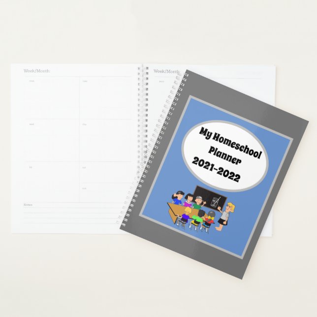 Personnaliser My Homeschool 2021/22 Planificateur (Devant avec enveloppe)