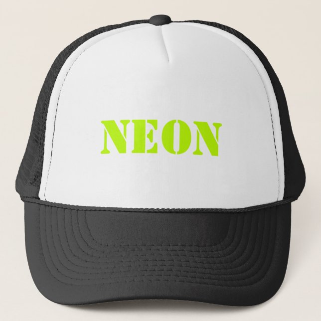 personnaliser "néon" TEXTE & COULEUR - casquette (Devant)