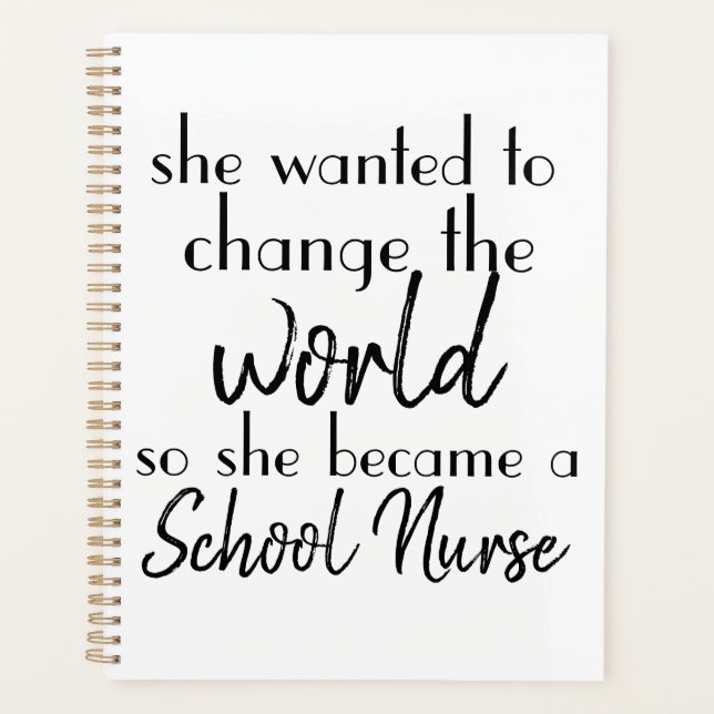 Personnaliser par Nurse Specialty; Changer le mond (Devant)