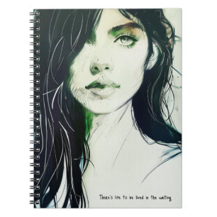 PERSONNALISER : Portrait illustré   Carnet