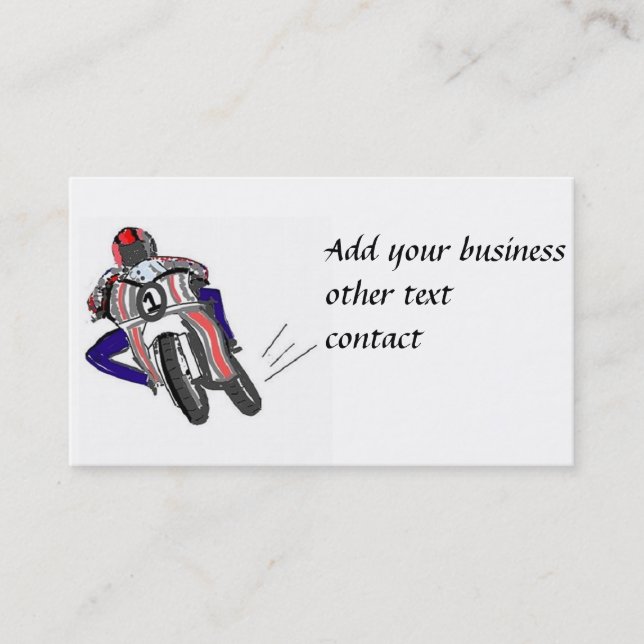 Personnaliser rapide de cartes de visite de (Devant)