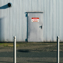 Personnaliser Red Amber Blanc Danger Ne Pas Entrer