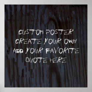 personnaliser un poster ajouter votre propre devis
