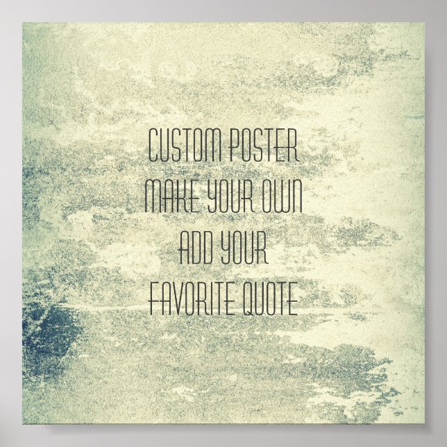 personnaliser un poster personnalisé ajouter un de (Devant)