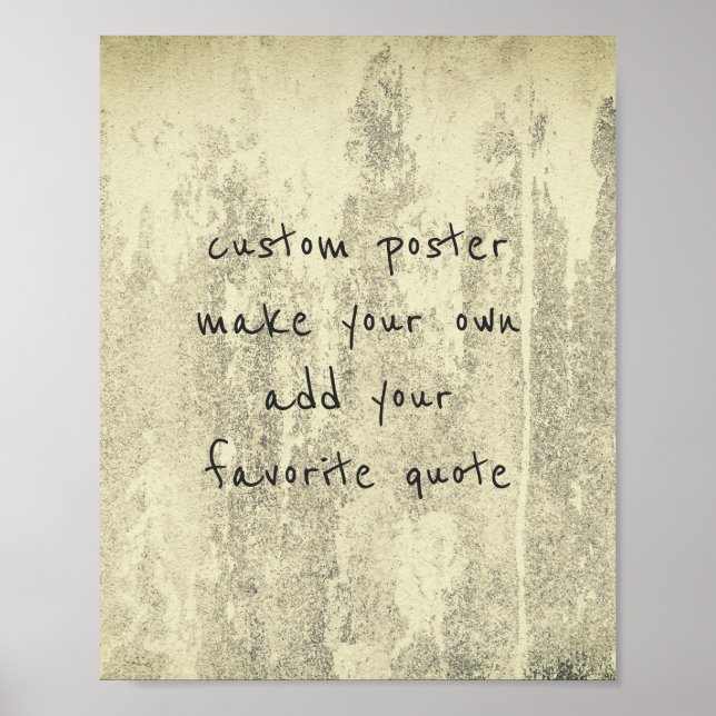 personnaliser un poster personnalisé ajouter un de (Devant)