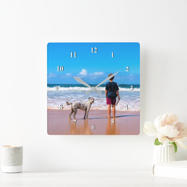 Personnaliser votre horloge murale photo personnal (Maison)
