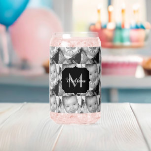 Personnaliser votre photo noir blanc Monogramme pe