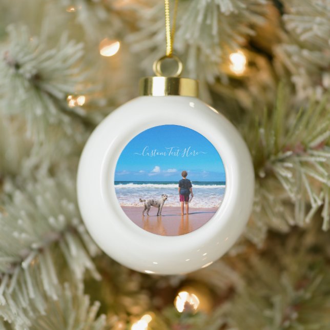Personnaliser votre photo ornements de Noël avec t (Arbre)
