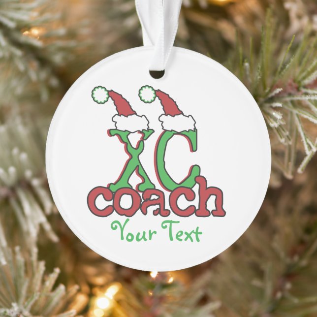 Personnaliser XC Cross Country Coach Noël (Arbre)