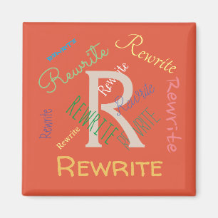 Personnalisez ce modèle, nom de famille, aimant