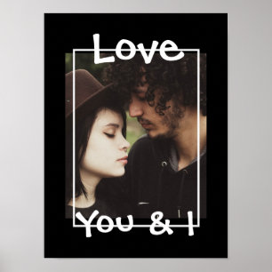 Personnalisez cette affiche "Amour" avec votre pho