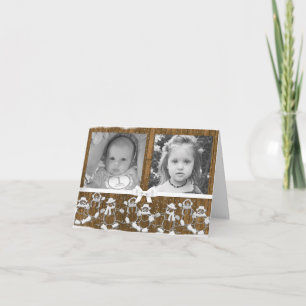 Personnalisez cette Carte de Noël Homme Gingerbrea