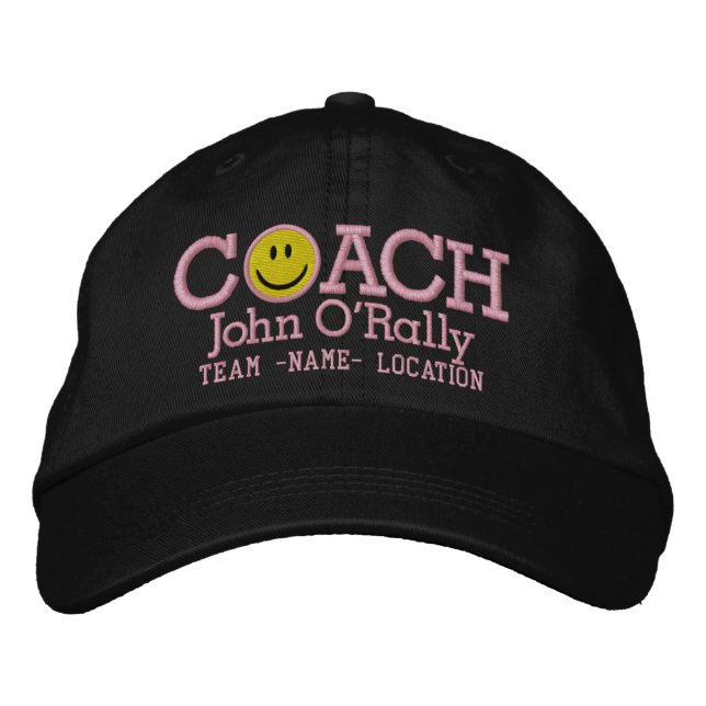 Personnalisez Coach Casquette Votre Nom Votre Jeu  (Devant)