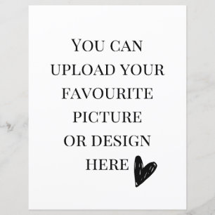 Personnalisez la carte de boîtier 8,5 po x 11 po -