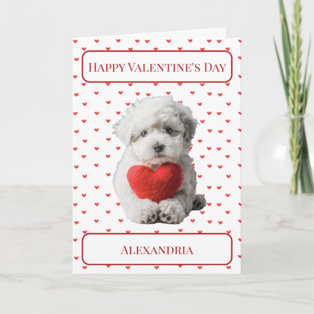 Personnalisez la carte Valentine pour marionnettes (Devant)