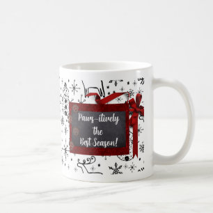 Personnalisez la Mug de café de chien de Noël