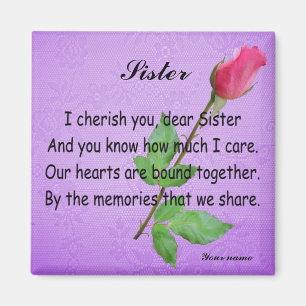 PERSONNALISEZ LA SOEUR - AIMANT