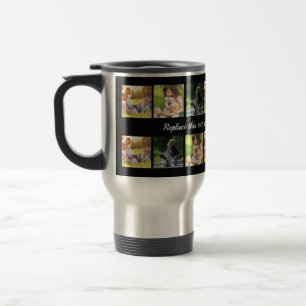 Personnalisez le collage photo et la tasse de voya