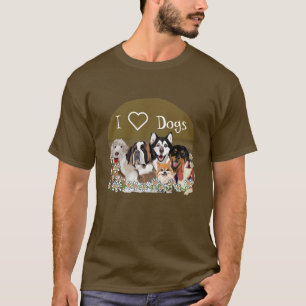 Personnalisez le T-shirt club de pack de chiens te