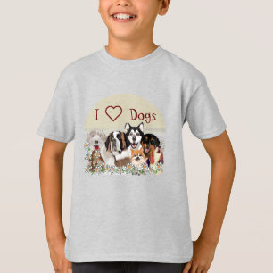 Personnalisez le T-shirt club de pack de chiens te