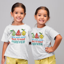 Personnalisez les Fruits mignons T-shirt Fille BFF