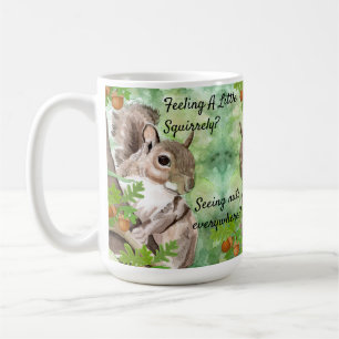 Personnalisez Squirrel Patrol Funny Coffee Cup Mug