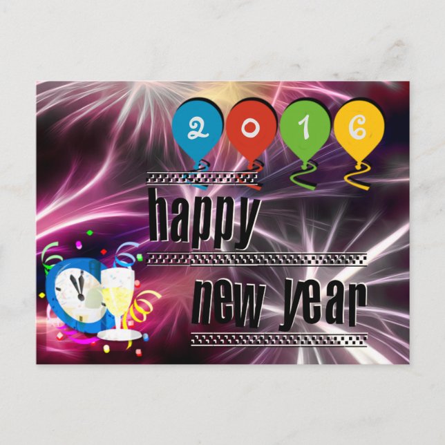 Personnalisez Votre Bonne Carte De Nouvel An (Devant)