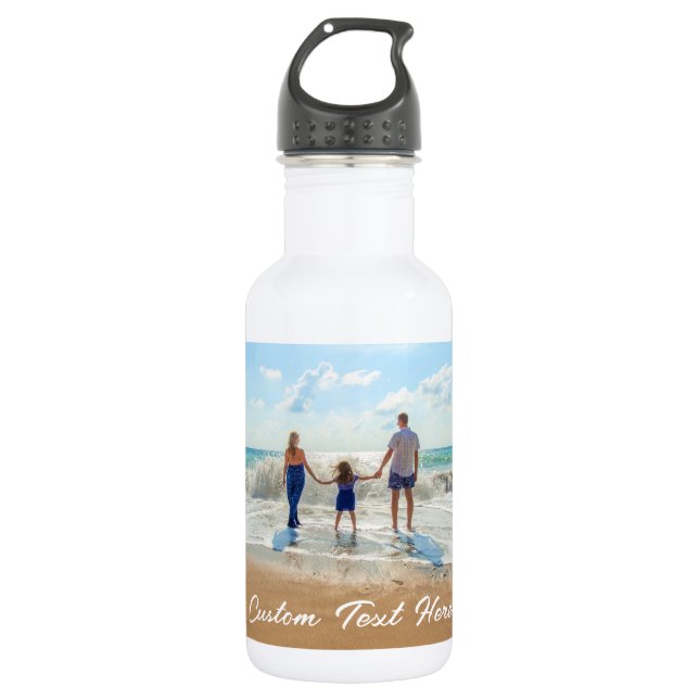Personnalisez votre bouteille d'eau photo avec le  (Devant)