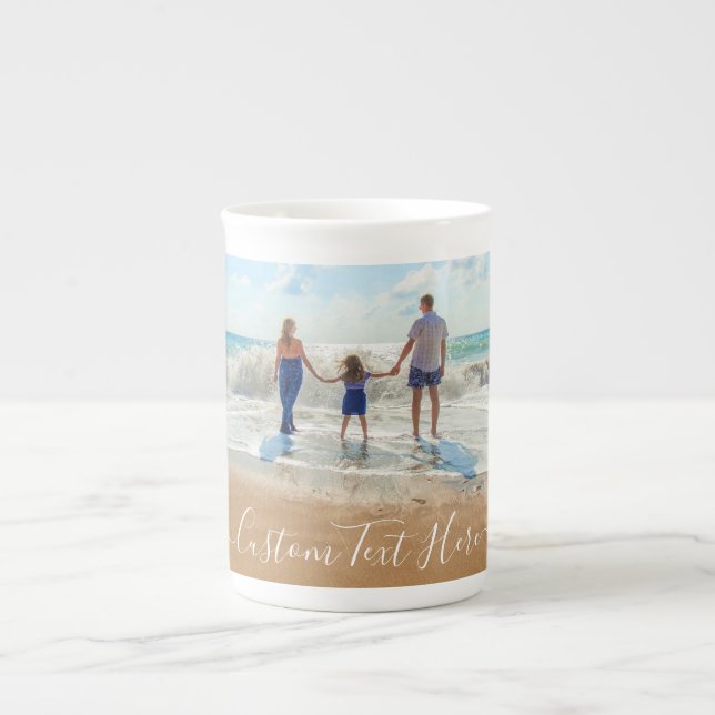 Personnalisez votre cadeau photo Mug avec du texte (Devant)
