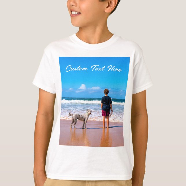 Personnalisez votre cadeau photo T-shirt enfant av (Devant)