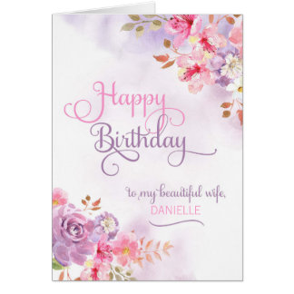 Personnalisez votre épouse, joyeux anniversaire