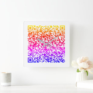 Personnalisez votre horloge murale de code QR - Ch