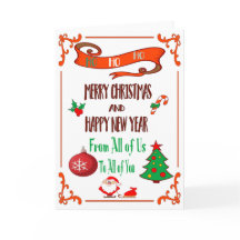 Personnalisez votre joyeux carte de Noël