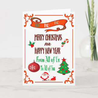 Personnalisez votre joyeux carte de Noël