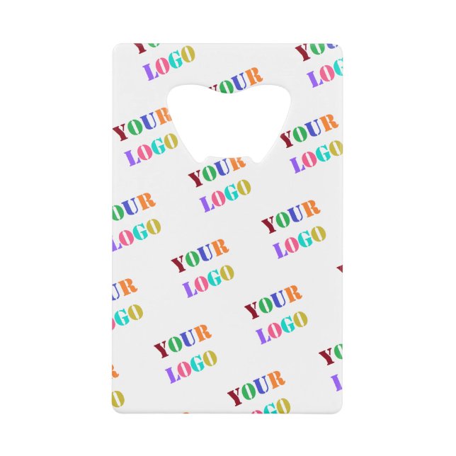 Personnalisez votre logo Photo Carte de crédit Bot (Devant)