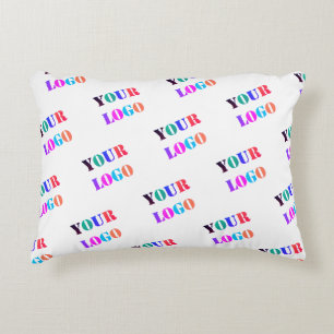 Personnalisez votre logo Photo Coussin Accent pers