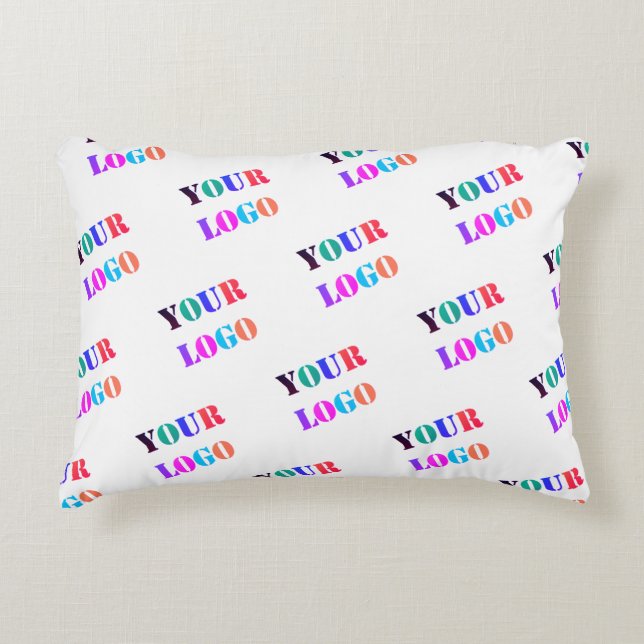 Personnalisez votre logo Photo Coussin Accent pers (Devant)
