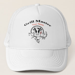 Personnalisez votre nom casquette maître Grill