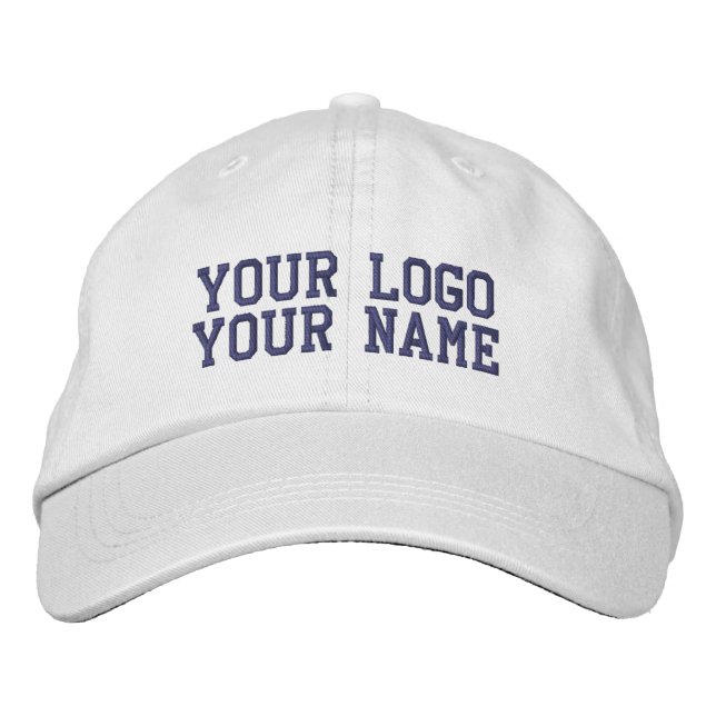 Personnalisez votre nom de texte Casquette brodé C (Devant)