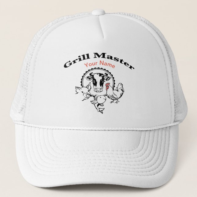 Personnalisez Votre Nom Grill Master casquette (Devant)