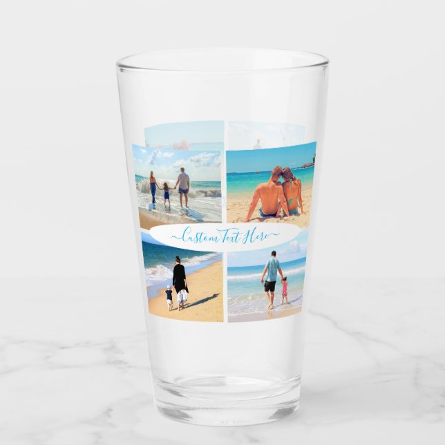Personnalisez votre photo Collage cadeau de verre  (Devant)