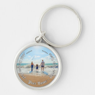 Personnalisez Votre Porte-Clés Photo avec Texte Pe