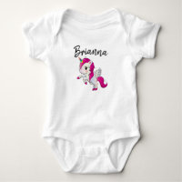 Personnalisez Votre Propre Body de Bébé Licorne