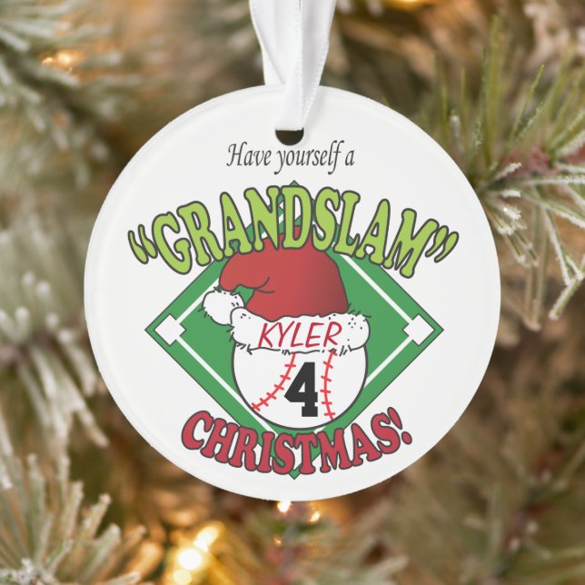 Personnalité du Grand Slam ⚾ base-ball de Christma (Arbre)